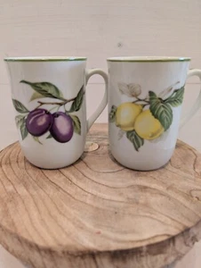 Fruit Pattern Mugs (set of two) - Picture 1 of 7