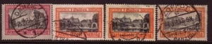 DANZIG....1924 1g Oliva schwarz und orange x3, 2g schwarz und rot gebraucht..cv 280£ - Bild 1 von 1
