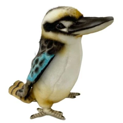Hansa Blue Winged Kookaburra soft plush toy 7"/18cm Kookaburra Soft Toy - image 1 of 3