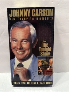 Johnny Carson: His Favorite Moments from the Tonight Show VHS 1990 - Picture 1 of 4