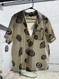 Stussy Icon Pattern Shirt Medium - Picture 1 of 4