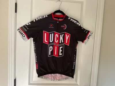 Pactimo Lucky Pie Road Cycling Jersey Mens Size Large Full Zipper - Image 1 of 4