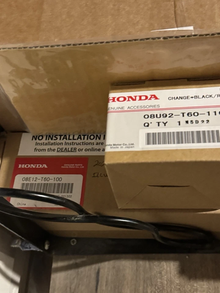 Pieza de perilla de cambio roja Honda Civic Type R 2023-2026 #08U92-T60-110 Foto 1 de 2