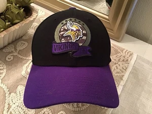 New NEW ERA Minnesota VIKINGS 2022 Military Appreciation Hat Cap, 39THIRTY, S-M - Picture 1 of 6