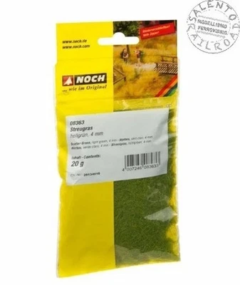 NOCH 08363 - Échelle H0 1:87 - Herbe pour Plastique Couleur Vert Haute 4 MM Sac - Photo 1/2