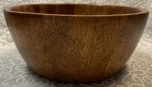 The Cellar 9 3/4" x 4 3/8" Wooden Salad Bowl - Picture 1 of 9