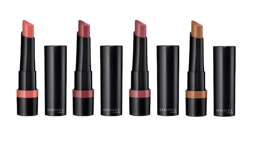 RIMMEL LASTING FINISH EXTREME MATTE LIPSTICK - PEACH / NUDE / BROWN / MAUVE - Image 1 of 1