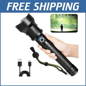 Super Bright Handheld Flashlight with 3280 Ft Range - Perfect for Emergencies - Picture 1 of 10