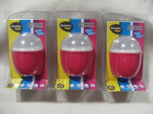 Set of 3 - Crackin' Eggs Microwave Egg Cookers - Scrambled or Poached - BPA FREE - Picture 1 of 3