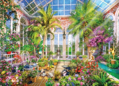 Eurographics Glass Garden 1000 Piece Jigsaw Puzzle - Image 1 of 3