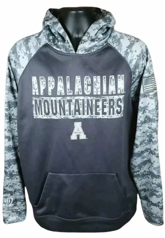 Appalachian State Mountaineers Digital Camo Mens Size Large Hoodie Sweatshirt Cover