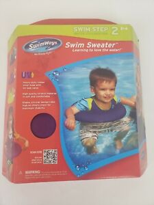 Swimways Swim Sweater Toddler Kids size 2 Age 2-4 Inner Tube Purple Float New