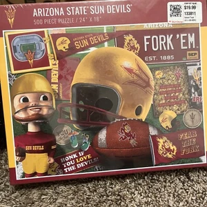 Arizona State Sun Devils Throwback Puzzle 500 Stck. versiegelt 24"x18" Sie der Fan NCAA - Bild 1 von 3