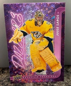 2024-25 Upper Deck Series 2 Pink Dazzlers Juuse Saros #DZ-51 SSP - Picture 1 of 2