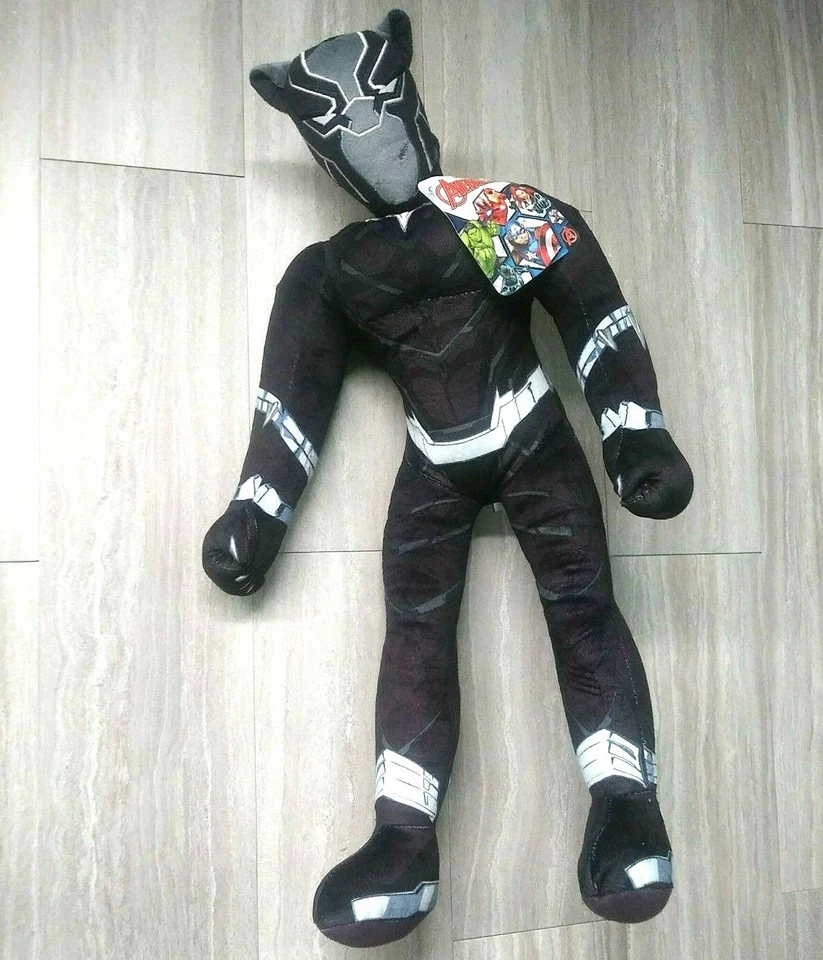 Marvel Black Panther Plush 14" Stuffed Action Figure / Super Hero /by Jay Franco
