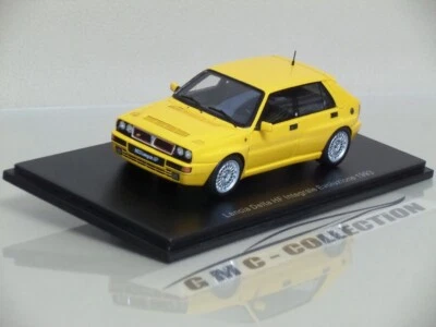 LANCiA DELTA HF INTEGRALE EVOLUZiONE GiALLO GiNESTRA YELLOW SPARK 1/43 (NO HPi) - Immagine 1 di 3