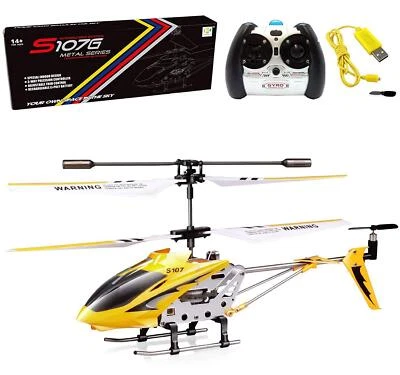 Syma RC Helicopter 3.5CH S107G Mini Aircraft Metal Remote Control GYRO for Kids - Image 1 of 2