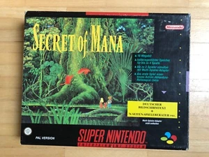 Secret of Mana Box / Super Nintendo PAL + Anleitung und OVP - Bild 1 von 14