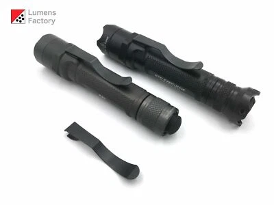 LUMENS FACTORY E2T-MV Tactician Style Clip for Surefire Lights E2E E2D E2O L2 L4 L5 M2 C2 C3 A2