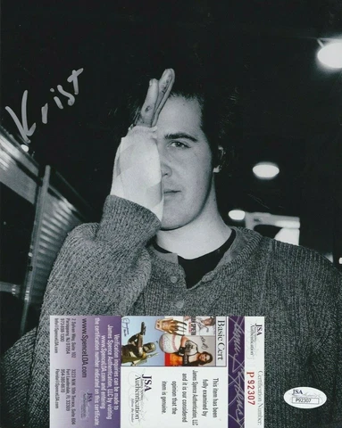 Krist Novoselic Signed 8x10 Photo w/ JSA COA #P92307 Nirvana Cover