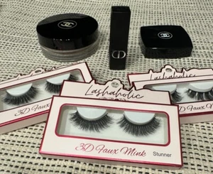 Individual Luxury Faux Mink Assorted, 3 Elegant Pairs (Pack of 1) Reuse 15 Times - Picture 1 of 9