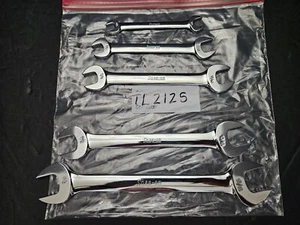 SNAP ON #VO SERIES 5 PC SAE 3/8"-15/16" OPEN END WRENCH SET (TL2125) - Picture 1 of 7
