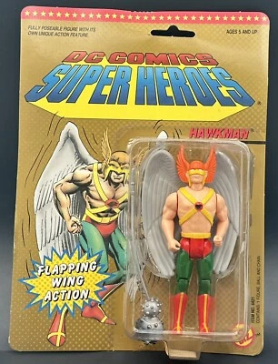 DC Comics Super Heroes Hawkman Action Figure Toy Biz 1990 ToyBiz 4421 - Image 1 of 4
