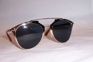 NEW CHRISTIAN DIOR REFLECTED/S TUZ-KU GOLD/BLUE SUNGLASSES AUTHENTIC - Picture 1 of 8