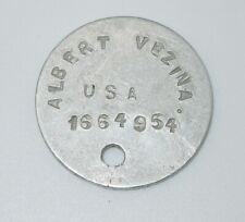 WWI US Army Canadian Immigrant 303rd Field Artillery, 76th Division Dog Tag AEF