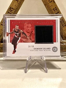 Camiseta deportiva Damian Lillard #28/99 Muestras sustanciales revestidas usada en juegos 📈2018-2019 - Imagen 1 de 3