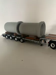 Camión de carga de tuberías de gran tamaño escala 1,50 camión carga diorama trajes Wsi Tenno Corgi - Imagen 1 de 8