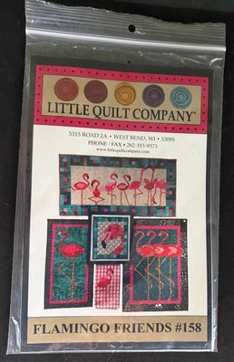 Little Quilt Company Quilt Pattern - Flamingo Friends #158 - Image 1 of 3