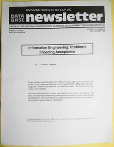Baza danych Newsletter lipiec/sierpień 1988. Informatyka Problemy akceptacji - Zdjęcie 1 z 17