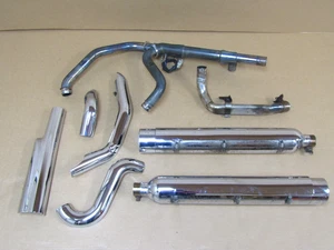 Harley Davidson CVO Ultra Ltd 180 2015 16,689 miles exhaust set chrome (9701) - Picture 1 of 18