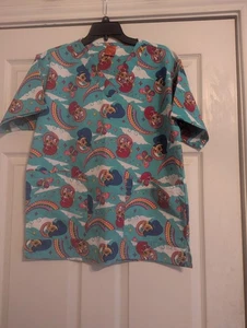 Ladies Shine And Shimmer Nickelodeon Size Large Scrubs To - Picture 1 of 2