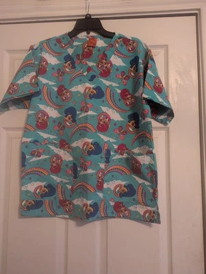 Ladies Shine And Shimmer Nickelodeon Size Large Scrubs To - Image 1 of 2