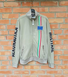 Aeronautica Militare EU Air Forces Vintage Full Zip Sweatshirt Top sz XL - Picture 1 of 15