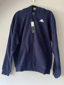 Kappa Mens Hoodie Jacket - XL - Blue Marine - New - Picture 1 of 9