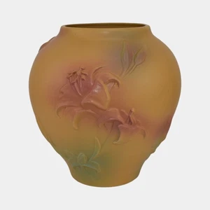 Van Briggle 2004 Vintage Limited Edition Collector's Society Pottery Yellow Vase - Bild 1 von 6