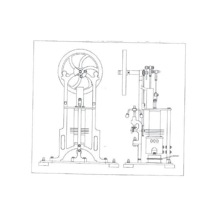 Bauplan Stirlingmotor Modell TGR Motormodell Modellbauplan - Bild 1 von 1