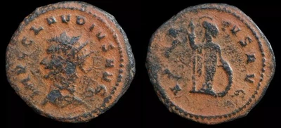 Claudius II Gothicus Ancient Roman Imperial Coin (270-273 AD) #820 - Image 1 of 3