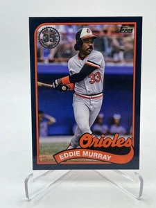 2024 TOPPS EDDIE MURRAY 1989 BLACK PARALLEL #D 141/299 SP HOF - Picture 1 of 1
