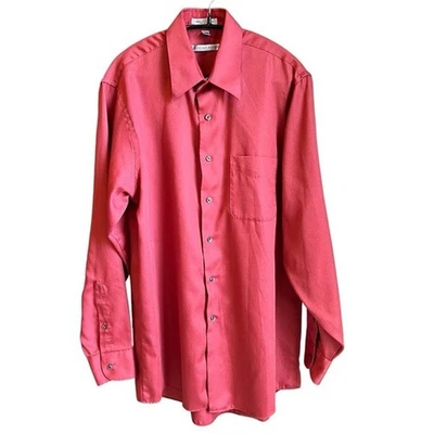 CAMISA GEOFFREY BEENE PARA HOMBRE 16 34/35 SATÉN SIN ARRUGAS MANGA LARGA MEZCLA ALGODÓN Foto 1 de 4