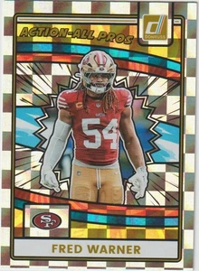 2025 DONRUSS FOOTBALL FRED WARNER LB 49ERS #AAP-FWA ACTION-ALL PROS SP - Bild 1 von 1