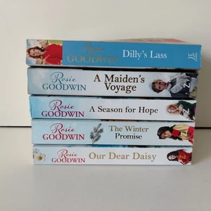 Rosie Goodwin 5 x Book Bundle Paperbacks  Romance, Friendship, Family, Wartime - Imagen 1 de 9