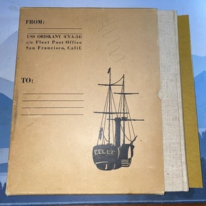 1960 USS Oriskany CVA-34 Far East Cruise Deployment Book ~ Two Volume Box Set - Bild 1 von 24