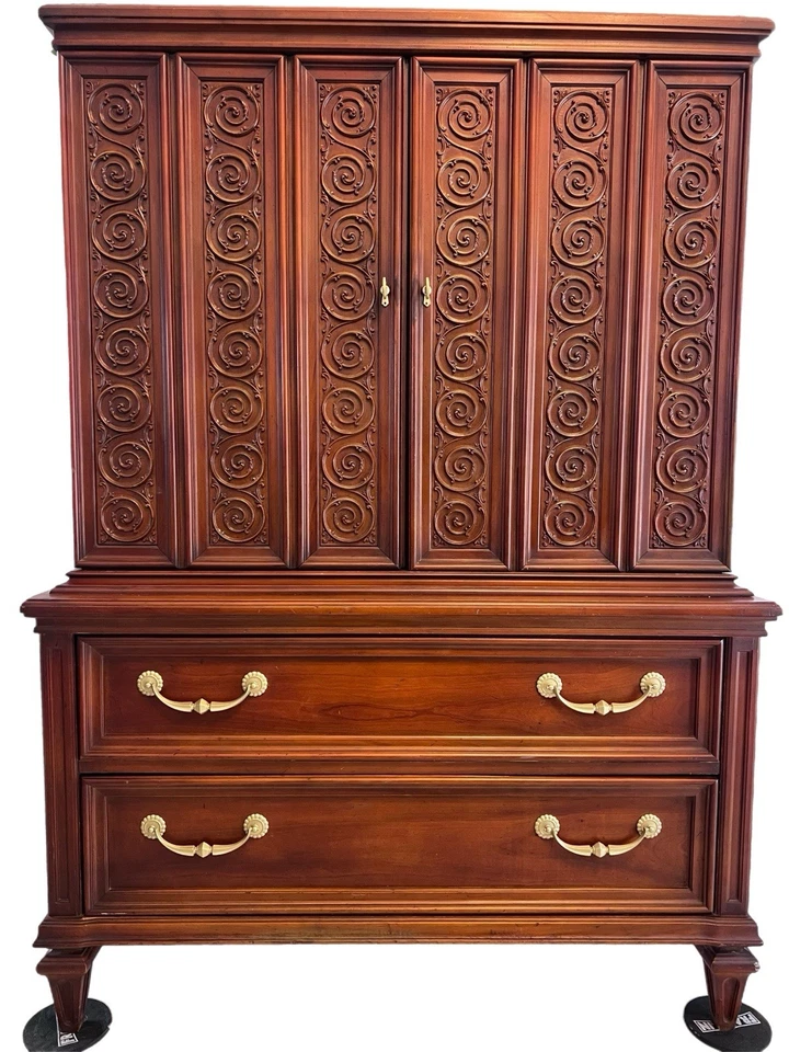 Vintage Tall Boy Chest Of Drawers - Image 1 of 1