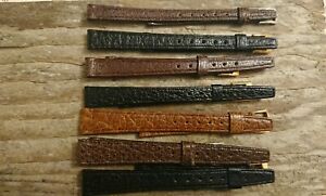 8,10, 11,13mm Stylecraft Genuine Water Bison Leather Watch Strap. Made in Canada