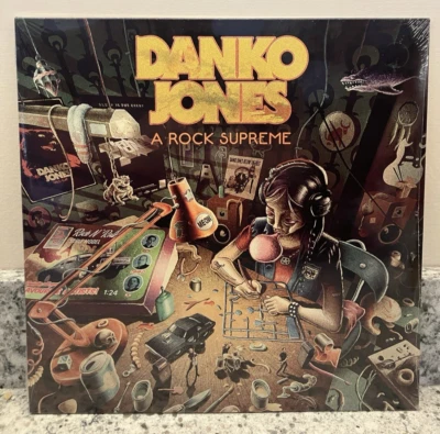 Danko Jones – A Rock Supreme ; 2019 LP Limited Edition, Green Clear SEALED MINT - Image 1 of 3