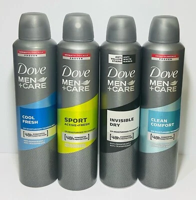 Антиперспирант дезодорант спрей Dove 250 мл (8,45 унции) упаковка 4 шт ✅комбинированный - Изображение 1 из 2